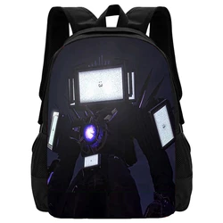 Newly Skibidi Toilet Backpack Titan Speakerman Children's Bags Boy School Bag For Kids Backpack Anime Travel Backpack Book Bags