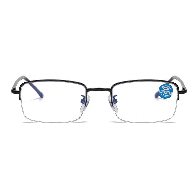 Classic Flexible Half-rim Reading Glasses Anti-blue light Reader for Computer Ultralight Magnifier