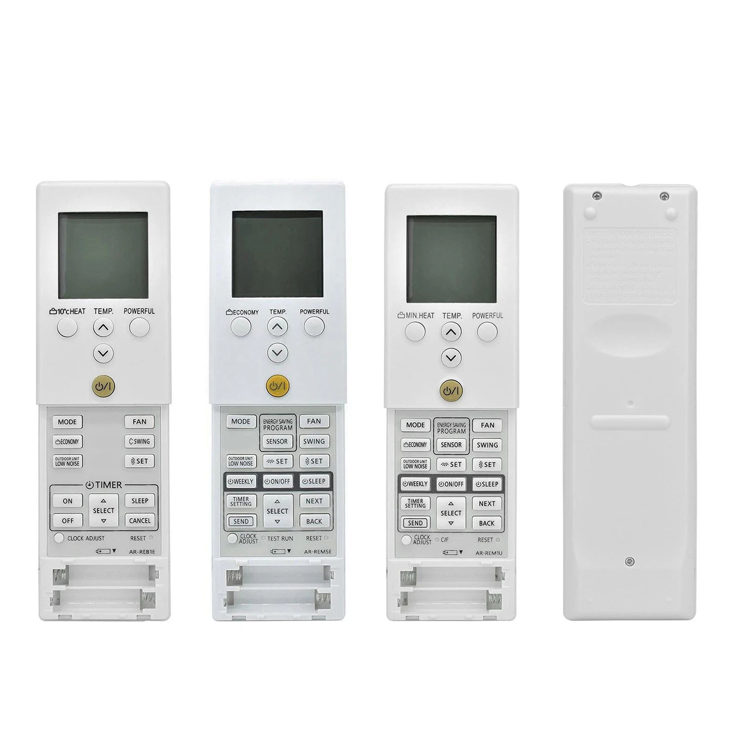 AR-REM5E AR-REB1E AR-REM1U For FUJITSU Air Conditioner Remote Control AR-REF1E ASU9RLS3Y ASU12RLS3Y ASU15RLS3Y ASU30RLE