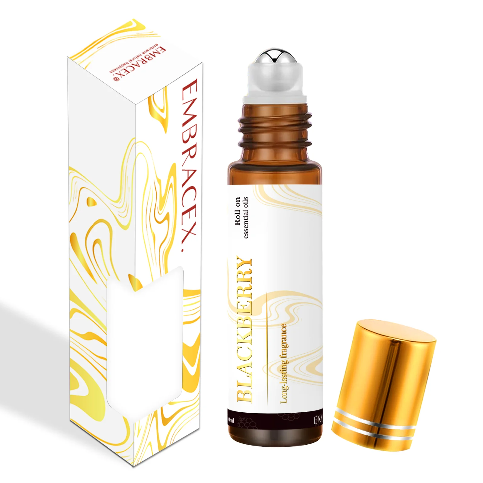 Difusor de fragancia de Perfume de aceite esencial de mora de 10ml, aceites esenciales Roll-On de larga duración, aromaterapia, regalos para coche