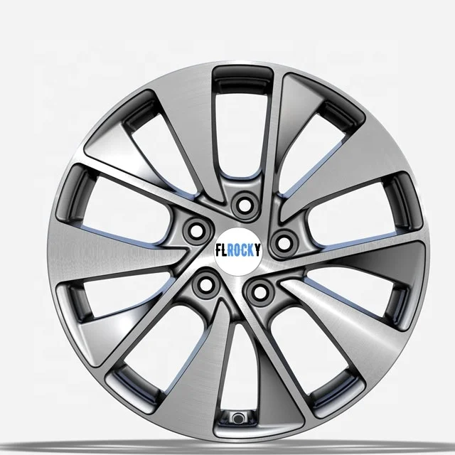 Passenger Car Wheels Rims 5 Spoke 17 18 Inch 6.5J 7J 5X114.3 PCD Aluminium Alloy Car Wheels