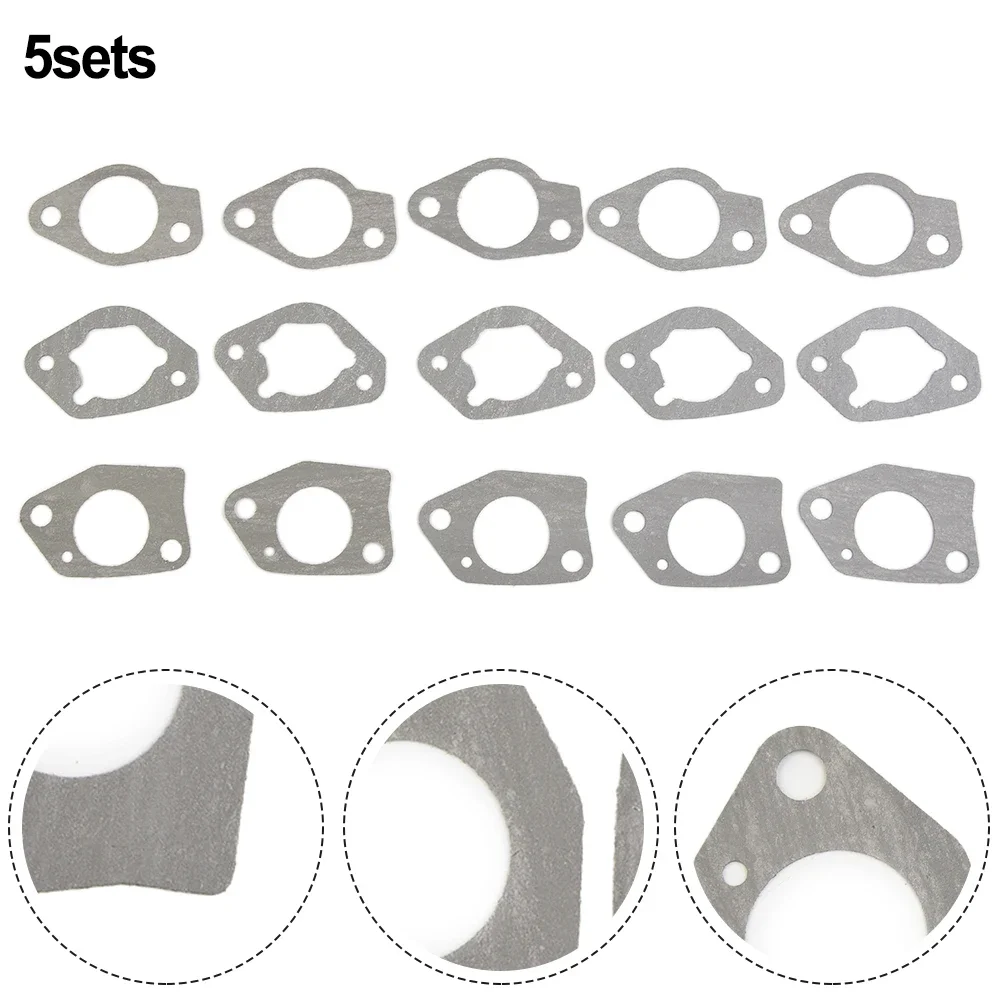 Carburetor Intake Gasket Kit For For Gx340 For Gx390 188F 190F Engine Generator 5KW 6.5KW 11HP 13HP 5 Sets 3pcs Per Set