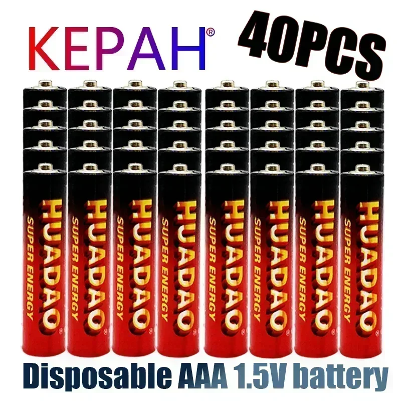 Brand New 1.5V AAA Disposable Carbon Battery - Reliable 1.5V Power, Mercury-free Design