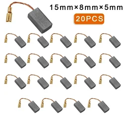 20PCS Carbon Brushes For Bosch Motor Angle Grinder 15mm X 8mm X 5mm Tool Workshop Equipment Power Tools Grinders