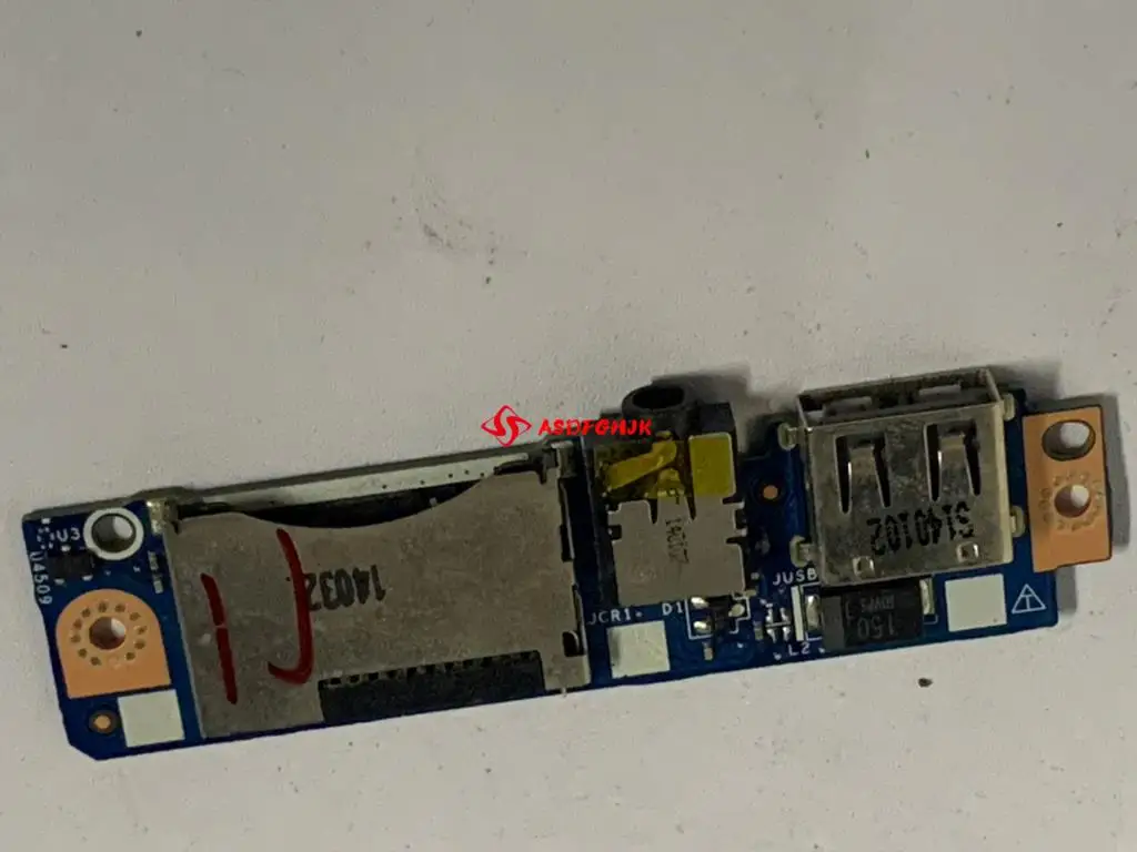 حقيقي لينوفو اليوغا 2 13 منفذ USB الصوت سماعة جاك قارئ بطاقة مجلس ZIVY0 LS-A922P يعمل تماما