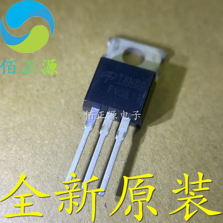 

10pcs orginal new AOT8N80 T8N80 in-line TO-220 MOS FET