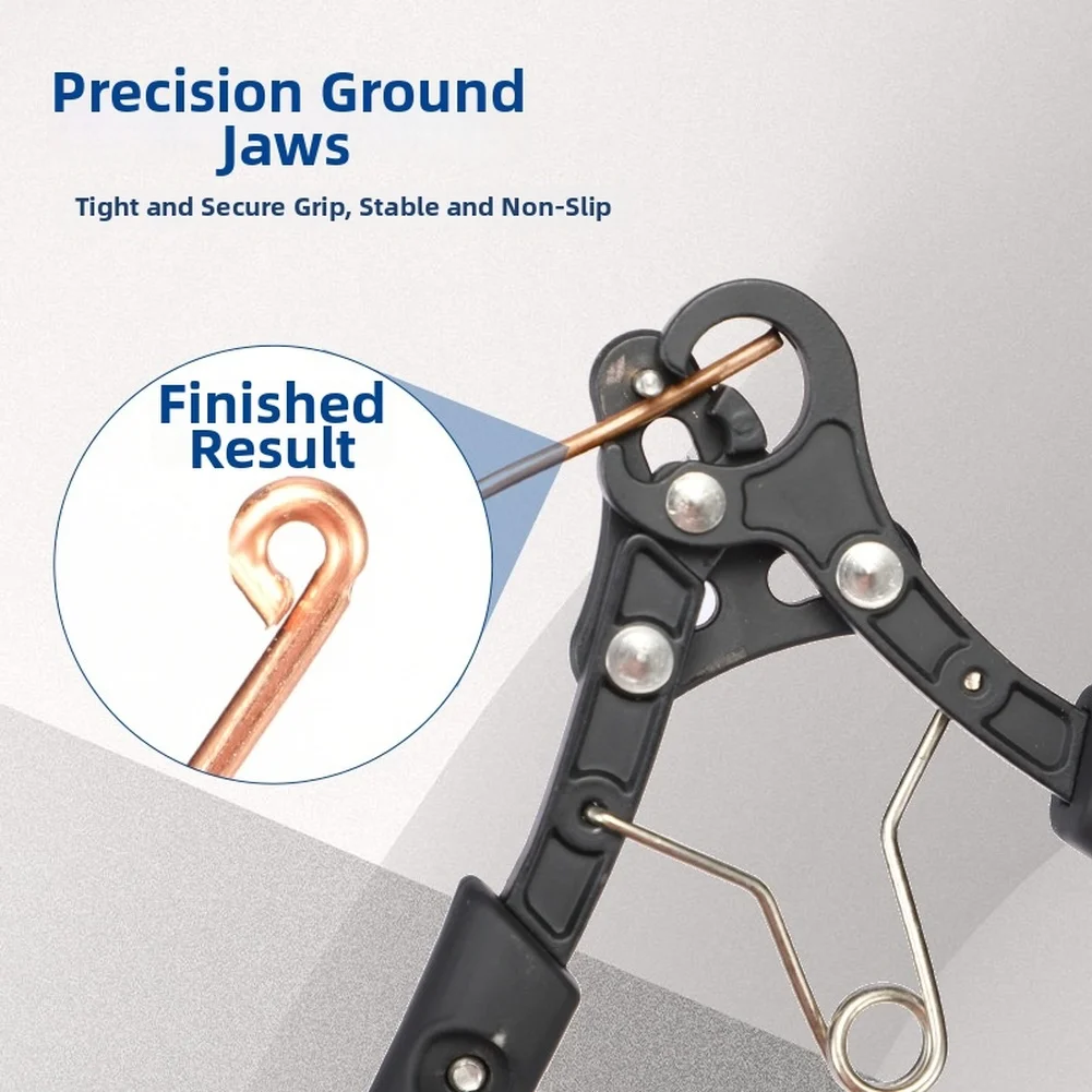 High Carbon Steel Wire Rolling Pliers For Jewelry Making With 2.25mm Round Nose Bending Ring Repair Tool Spring Loaded Design