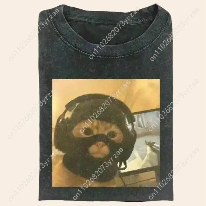 

Забавная футболка с котом для селфи в стиле ретро, мужская и женская винтажная футболка высокого качества, хлопковая модная футболка с короткими рукавами, мягкие дышащие топы