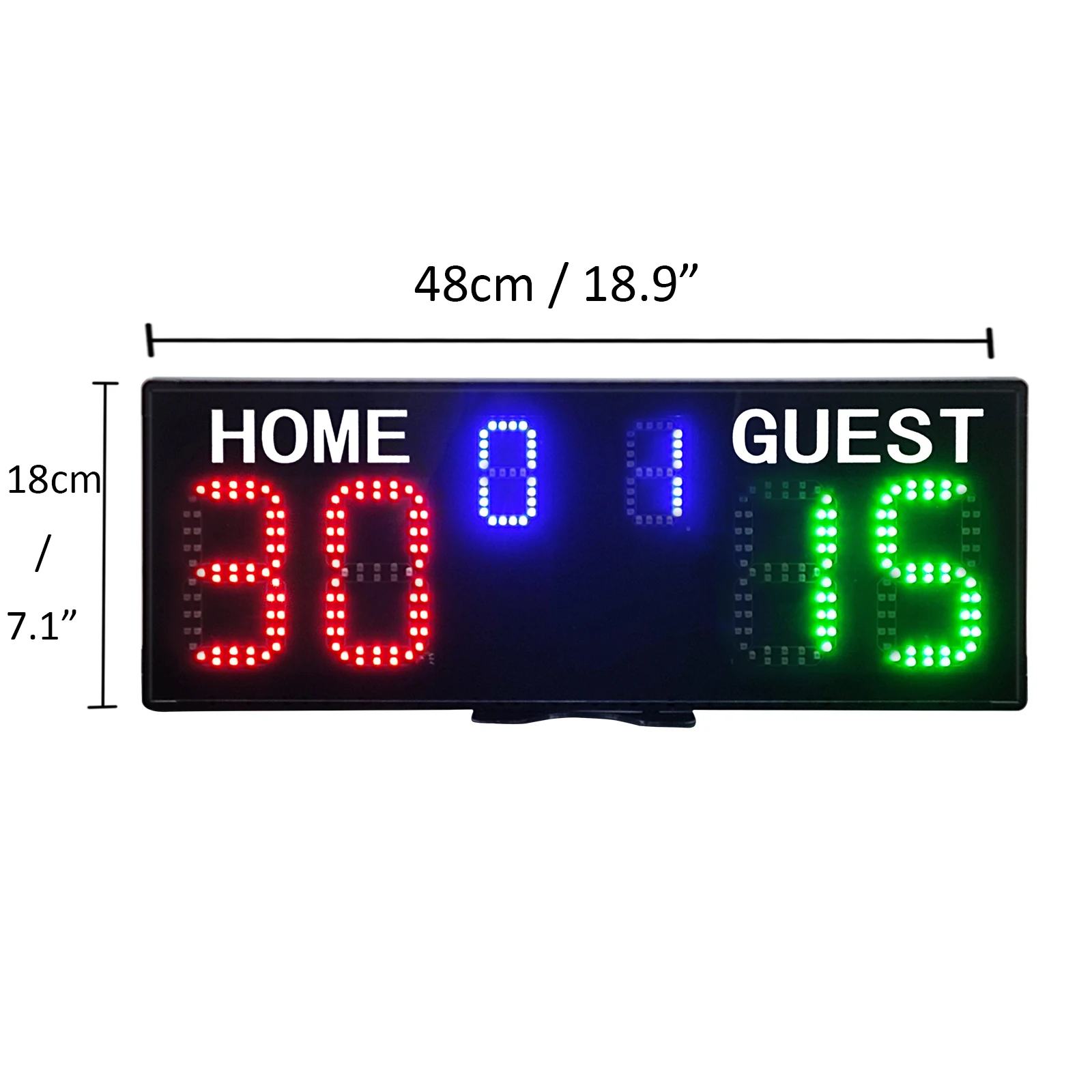 LED Tennis Scoreboard Score Keeper for Net, Electronic Basketball Score board