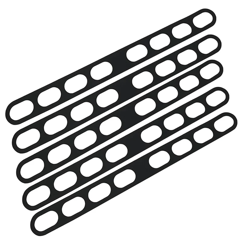 ABZV-Universal 5Pcs Crockpots 접시 운반 뚜껑 고정용 실리카 재사용 가능한 뚜껑 래치 스트랩