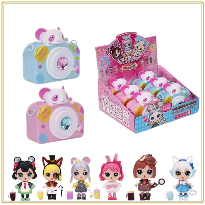 

EAKI оригинал в наличии, тема для игры в животных, единорог, милый кролик, наряд, распыление воды, серия игрушек, слепая коробка, аниме-модель, Рождественский подарок