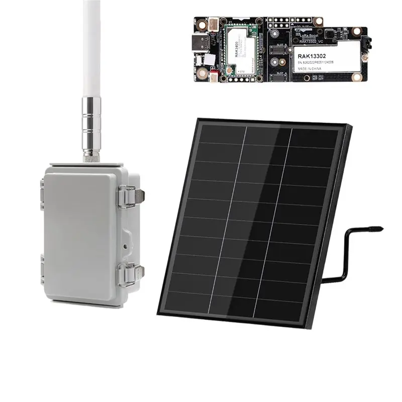

【ДЕНЬ БЛАГОДАРЕНЬЯ】Солнечная зарядная плата-расширитель Meshtastic 20W + RAK3401 + 13302 Lora Mesh Range + Солнечная панель 15600 мАч + Бокс 20000 мАч