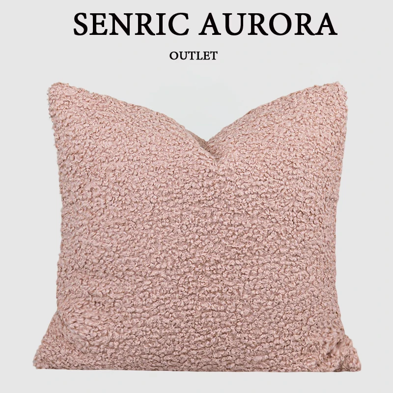 Design Luxury Cushion Cover 30x50 45x45 50x50cm Pink Series Pillow Case For Home Hotel Bed Living Room Sofa