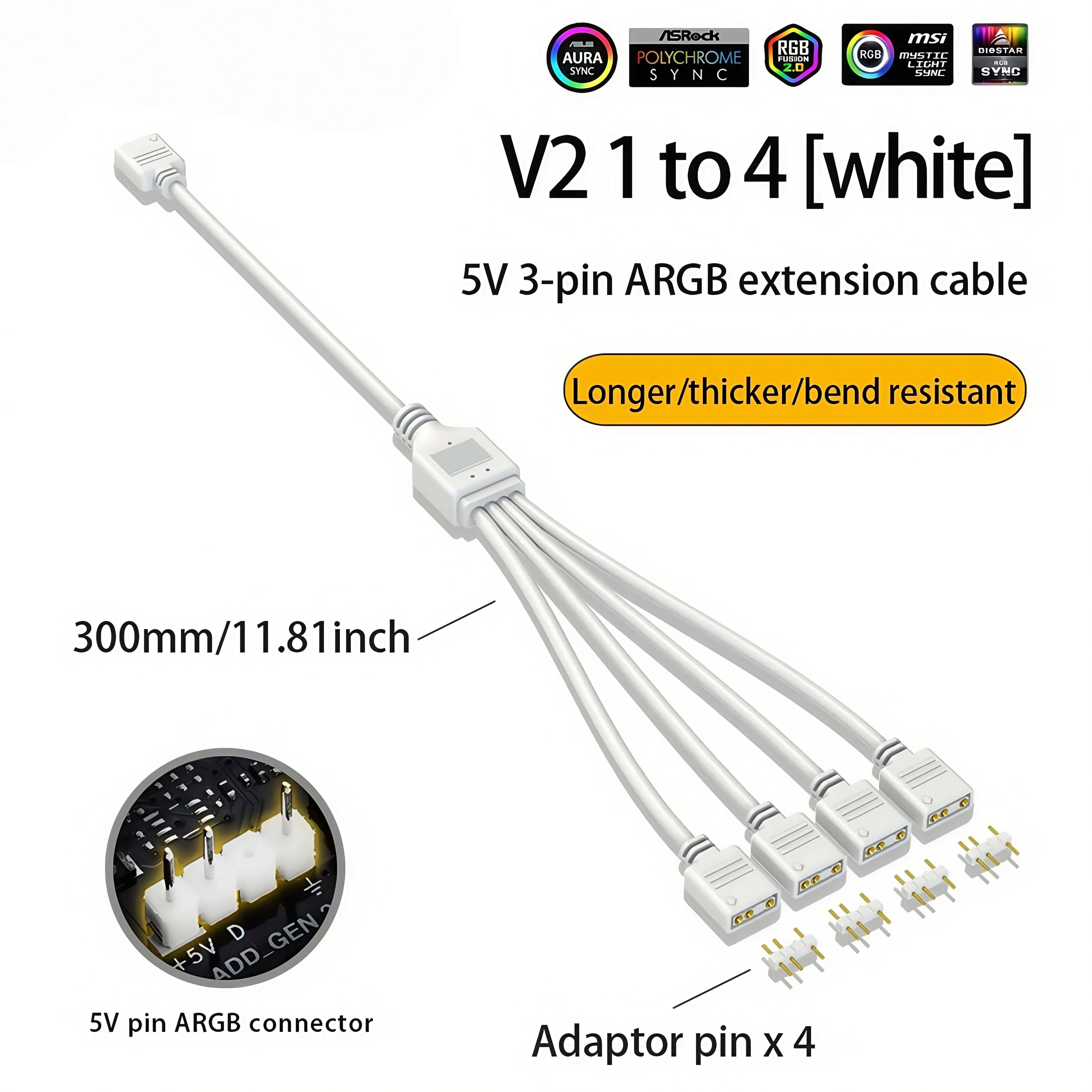 yZ[zARGB t@ Xvb^[ P[u - 1 ` 4 |[g 5V 3 s }U[{[hnuAPC P[X t@ LED Xgbvp 30cm P[u