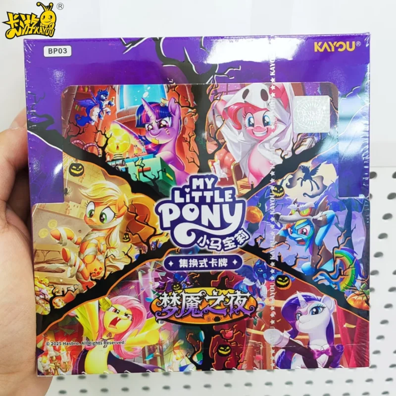 New Genuine Kayou My Little Pony Nightmare Night Collectible Card Halloween Special Story Card Anime Peripheral Toy Gifts