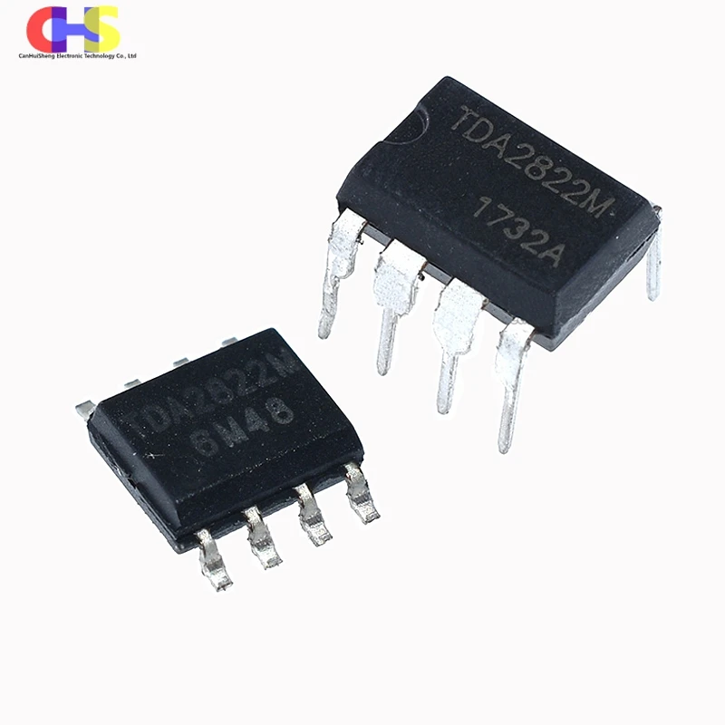 10pcs TDA2822M DIP-8 TDA2822 SOP-8 2822M DIP SOP Audio Power Amplifier IC New Original