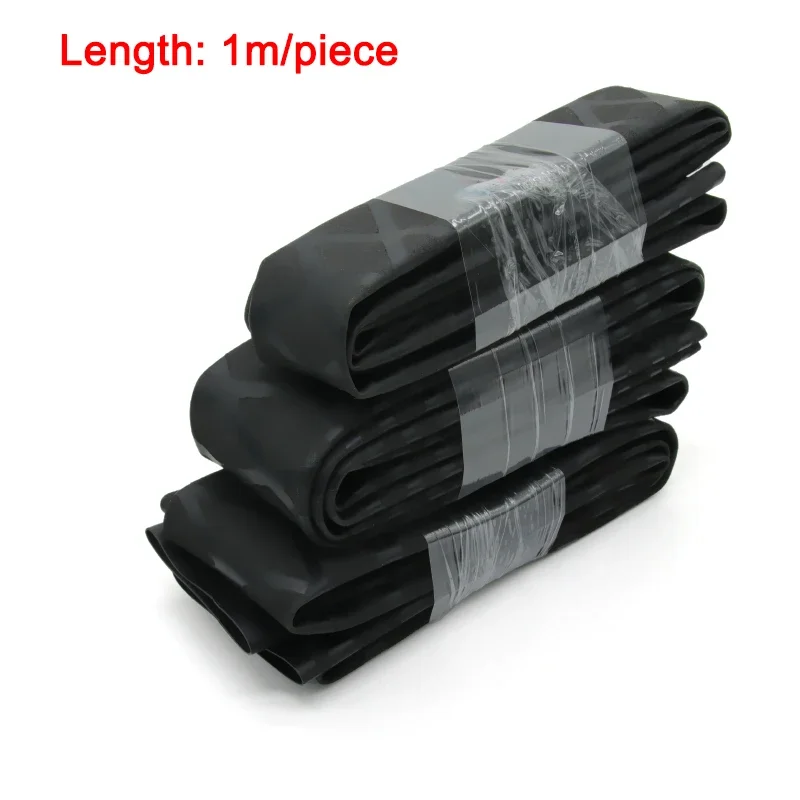 Non Slip Heat Shrink Tube Fishing Rod Wrap 15 18 20 22 25 28 30 35 40 45 50mm Black Handle Insulated Protect Waterproof Cover