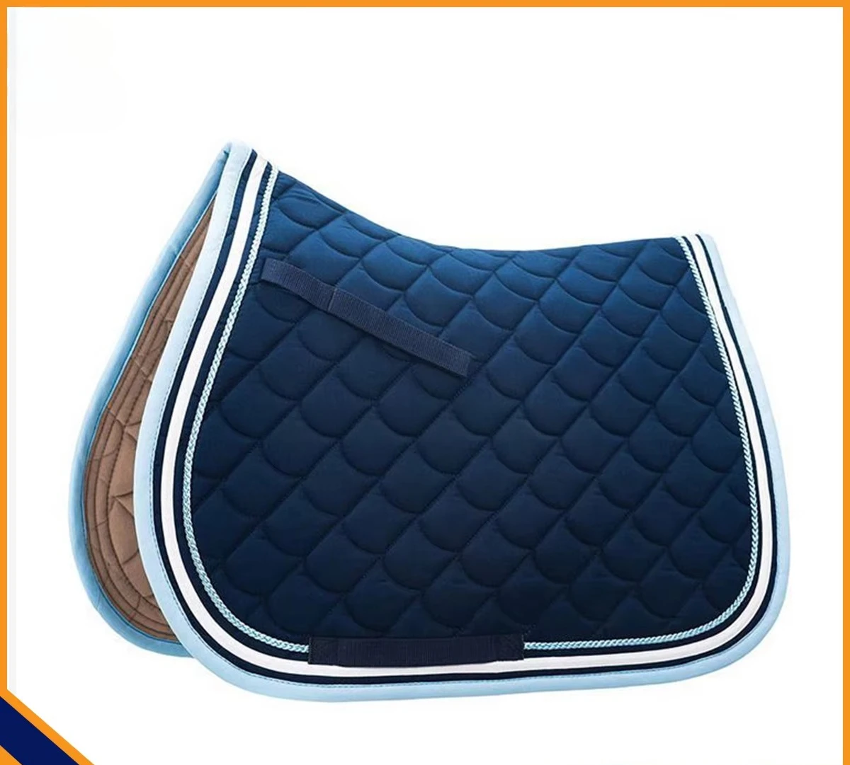 المضادة للانزلاق جل السرج الوسادة شعار مخصص متاح بالجملة الحصان تك منخفضة موك السرج الوسادة #6
