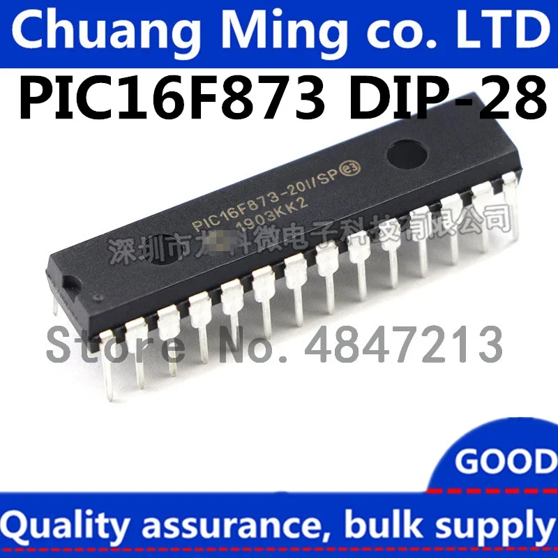 Free Shipping 10pcs/lots PIC16F873-20/SP PIC16F873 DIP-28 PIC16F873-04/SP IC In stock!