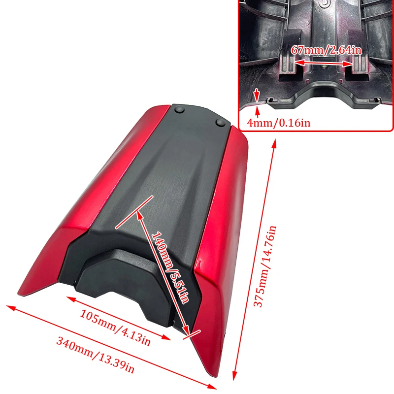 New Fit for Honda CB1000R 2019-2022 2023 2024 Motorcycle Rear Passenger Pillion Seat Cover Solo Fairing Cowl CB 1000R CB1000 R