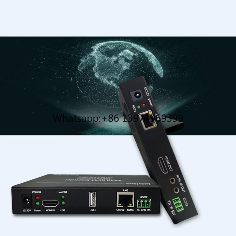 High Performance 4K30 KVM HDMI Extender USB 2.0 Over IP/CAT5e/CAT6 Cable Professional Audio Video & Lighting