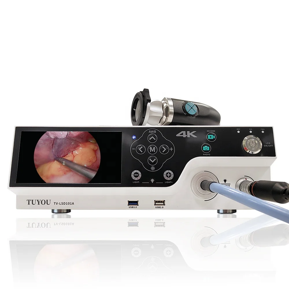 4K HD 3 in 1 USB Video Record Medical Endoscope System for Laparoscope Arthroscopic  with Light Source