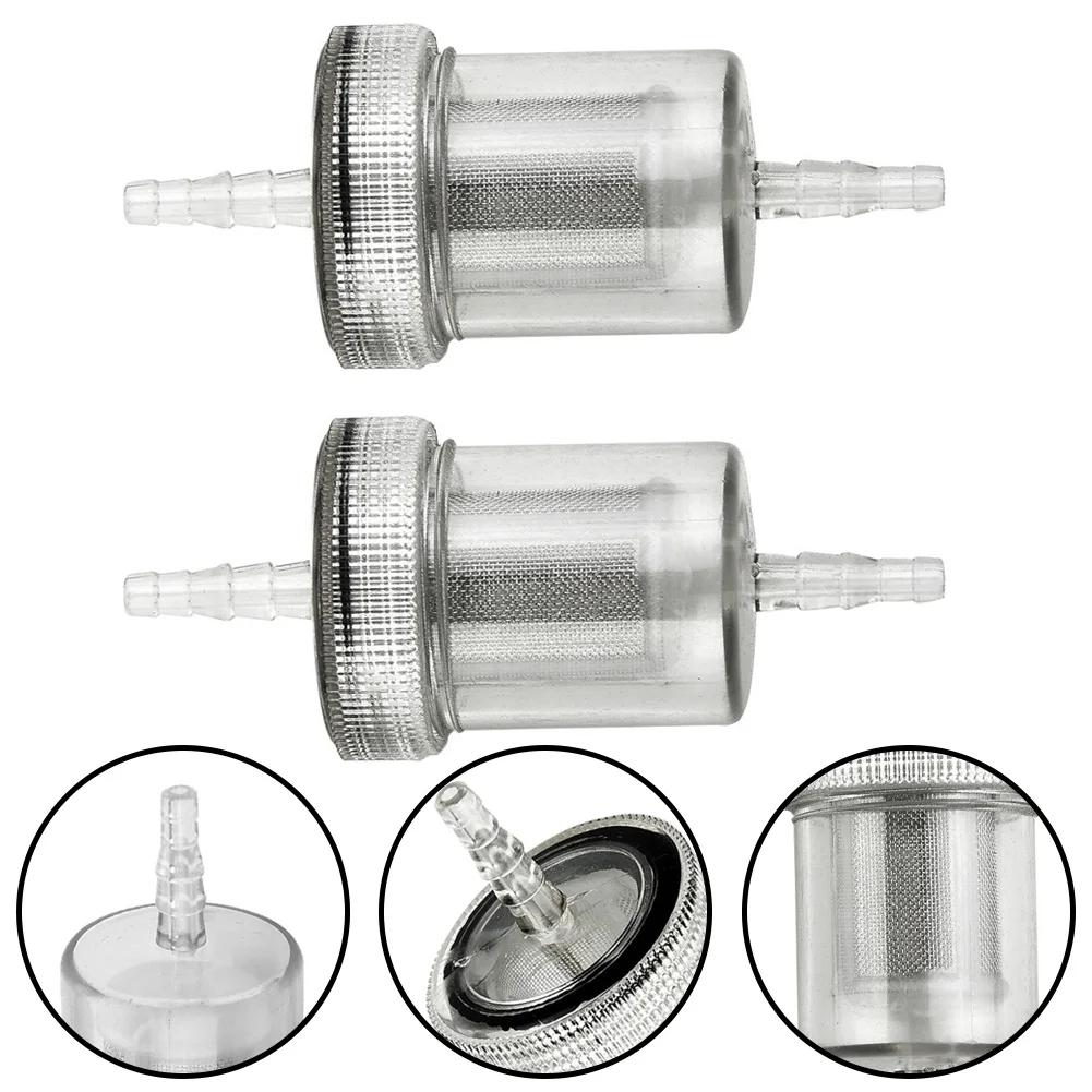 2pcs Diesel In-Line Fuel Filter Kit For Eberspacher Air Heater Diesel Set Air Heater Diesel Set Car Accessories Transparent Cap