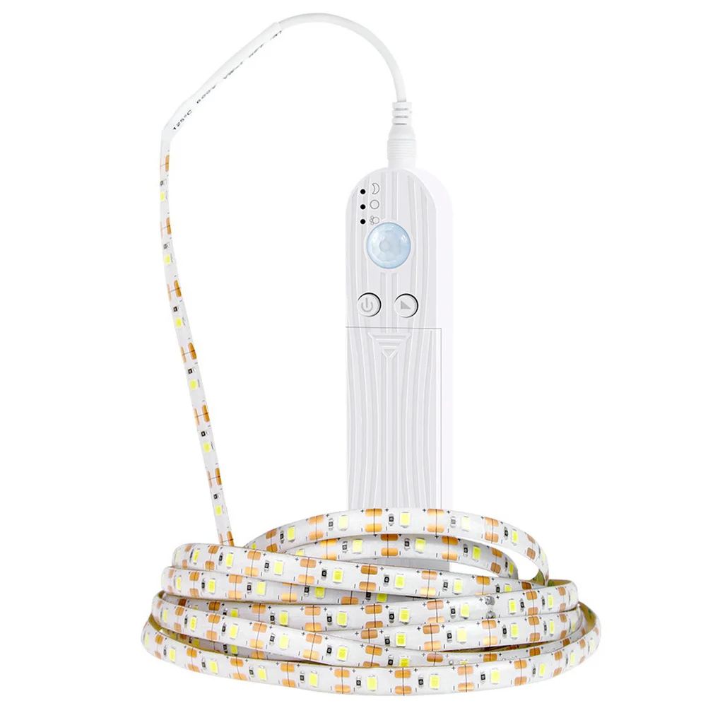 

1Pcs LED Induction Lamp Intelligent Sensor Light Bar Waterproof Cuttable Strip Box for Bathroom Cabinet Bedroom