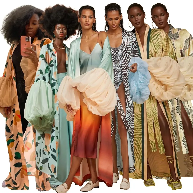 ثوب الكيمونو الياباني يوكاتا كيمونو معطف سترة بلوزة عصرية المرأة سترة طويلة هاوري فستان الكيمونو التقليدي قميص