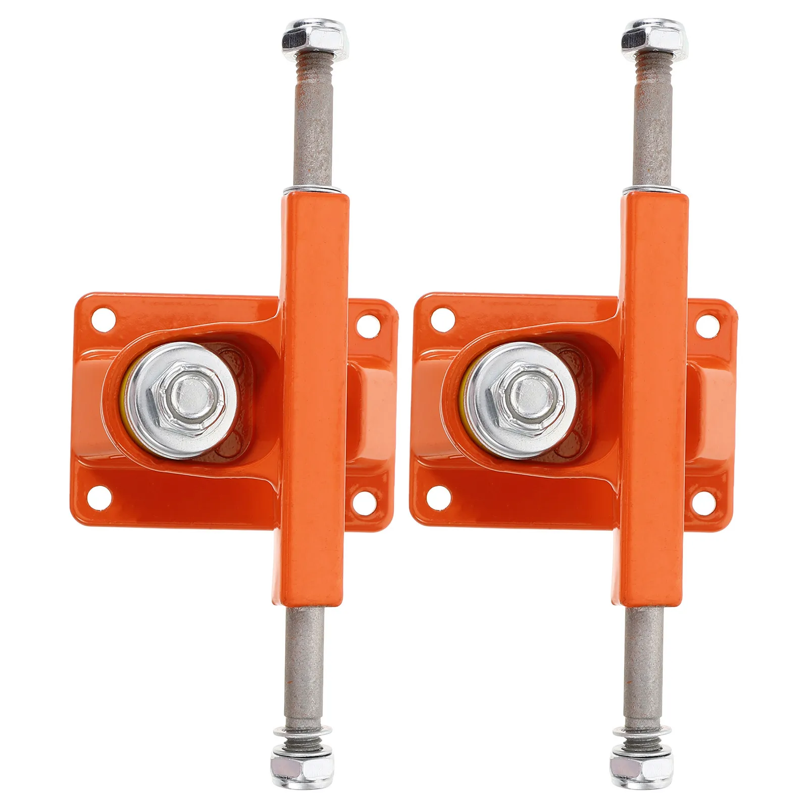 2 pezzi di skateboard con ponte in metallo, allenamento sull'equilibrio, design a tema per la stabilità, camion longboard, set di ruote, skateboard
