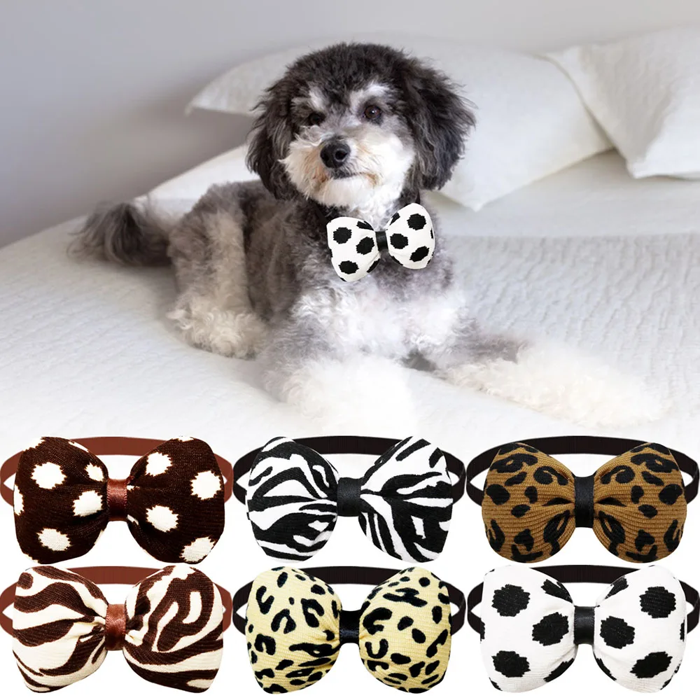 

2025New Dog Bowknots 20PCS Adjustable Puppy Bowties Pet Dog Bow Ties Collars Bulk Pet Supplies For Dogs Fashion Dog Accessories