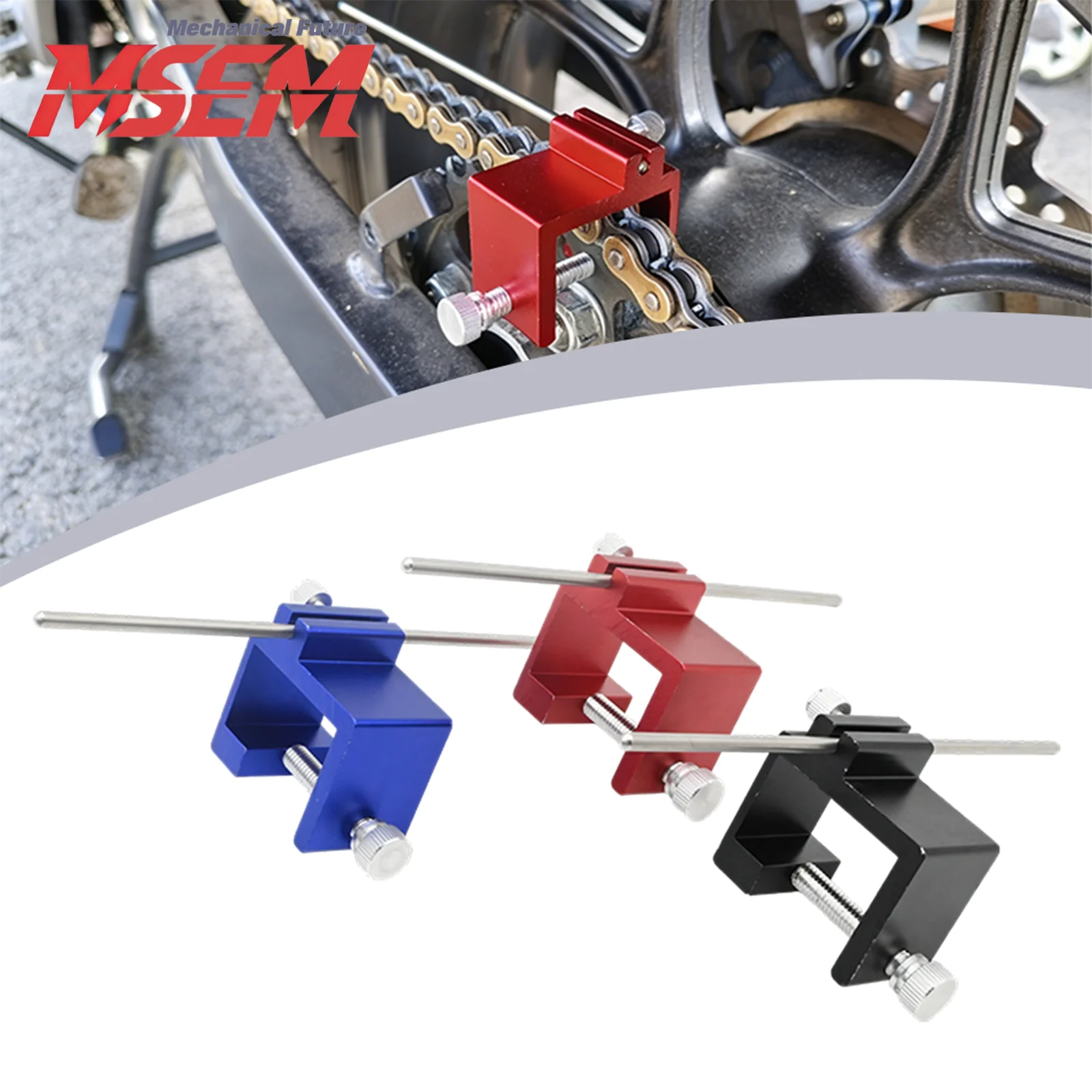 Universal Motorcycle Chain Sprocket Alignment Tool For Honda For KTM Kawasaki Yamaha Suzuki Motorcycle ATV Pit Dirt Bike Parts