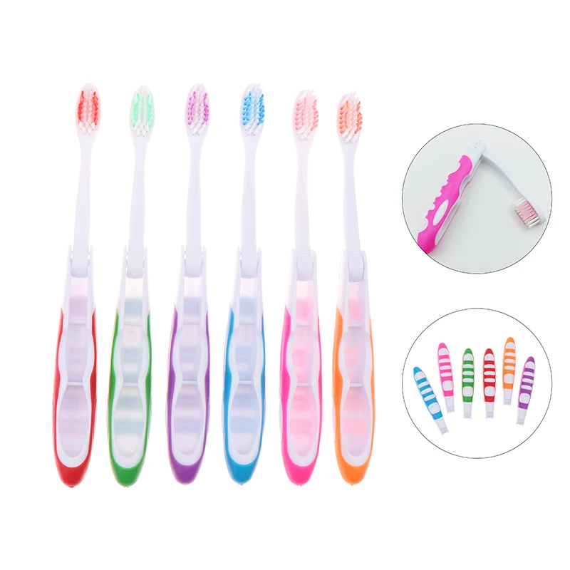 

Portable Disposable Foldable Travel Camping Toothbrush Hygiene Oral Hiking Tooth Brush Tooth Cleaning Tools Folding Toothbrush