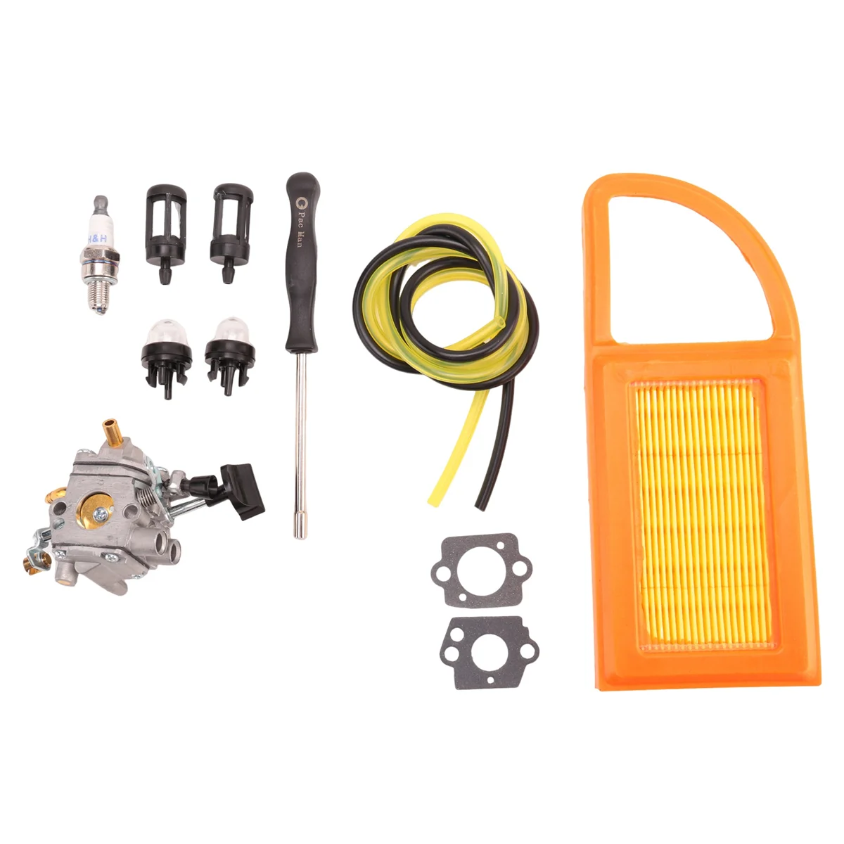 BR 600 Carburetor Air Filter Fuel Carb Repower Kit for Stihl BR500 BR550 BR600 Backpack Blower Leaf Blower Parts