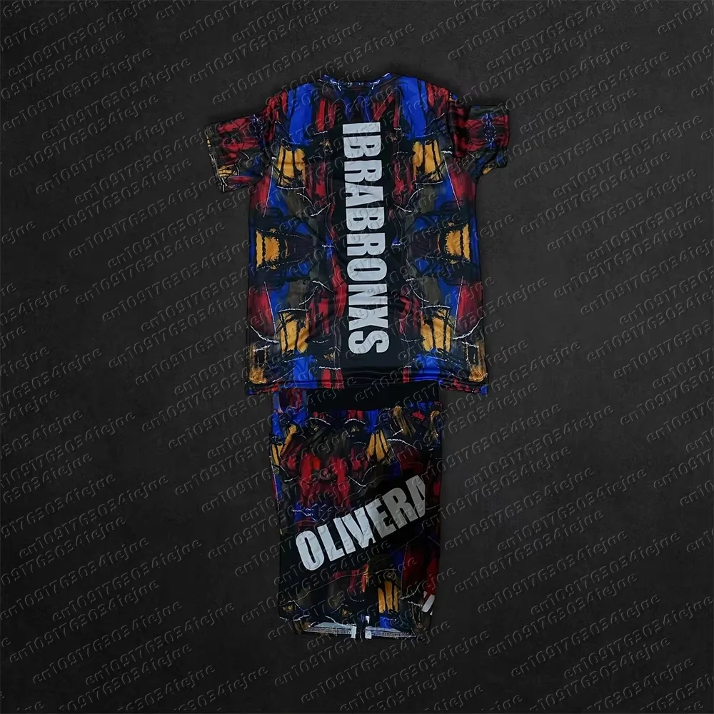 Sommer-Box-Top Charles Oliveira Kampf-Event-T-Shirt Shorts Herren Kinder Atmungsaktives Schnelltrocknendes Trikot Wrestling-Sportanzug – Detail 6