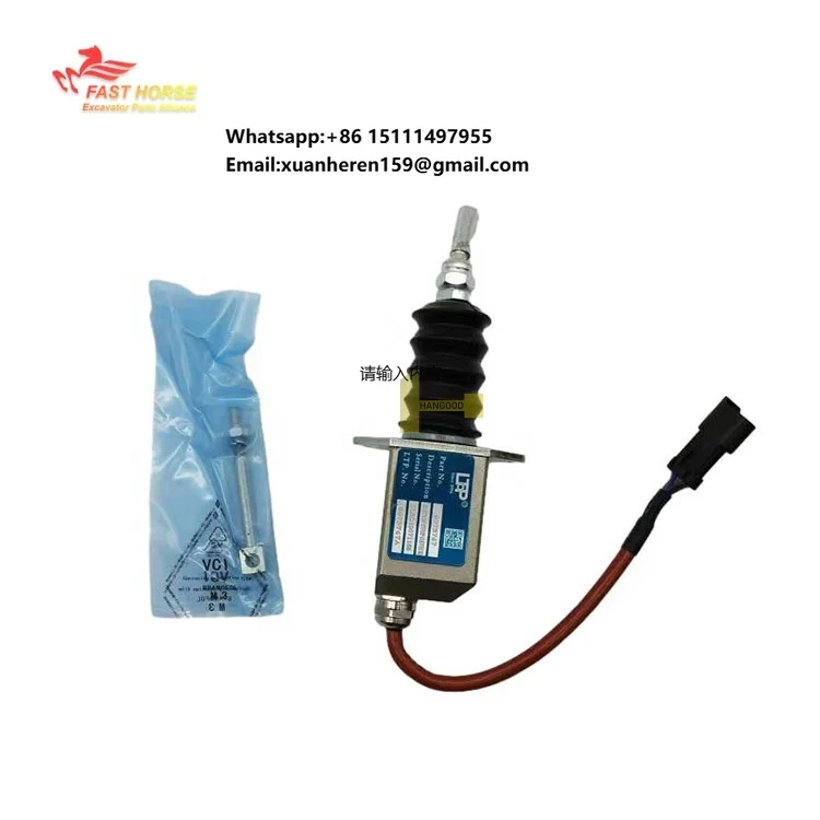 Hangood Diesel Engine Stop Solenoid Valve 9073747 9073747A 9075336A for Liebherr R934B R944B D924 Engine Spare Parts Solenoid