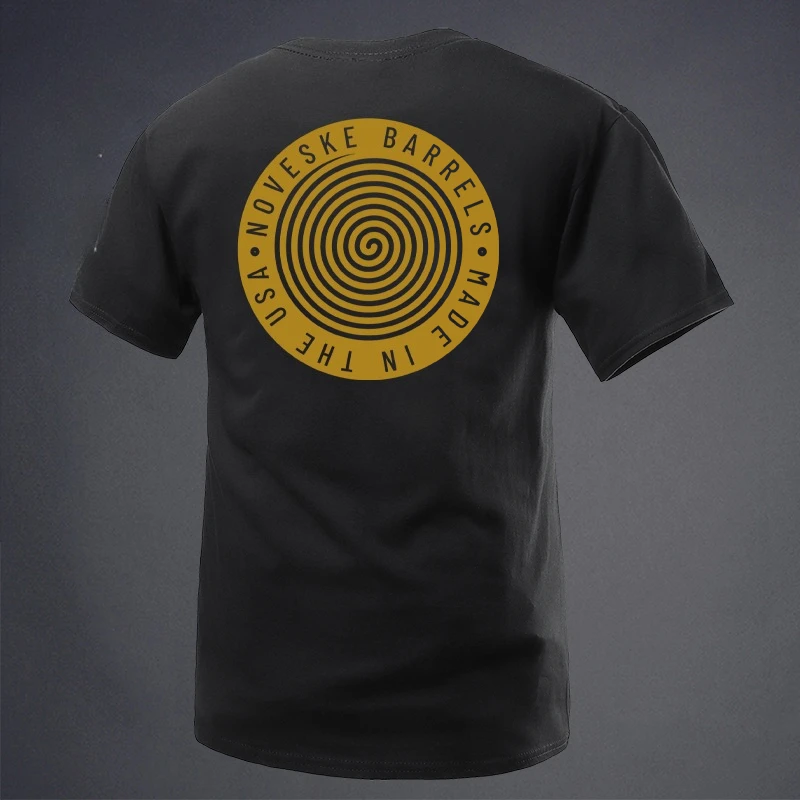 2026 Hard Man Club Global Machinery Brand NOVESKE - Target Design Graphic for Round-neck Short-sleeved T-shirt