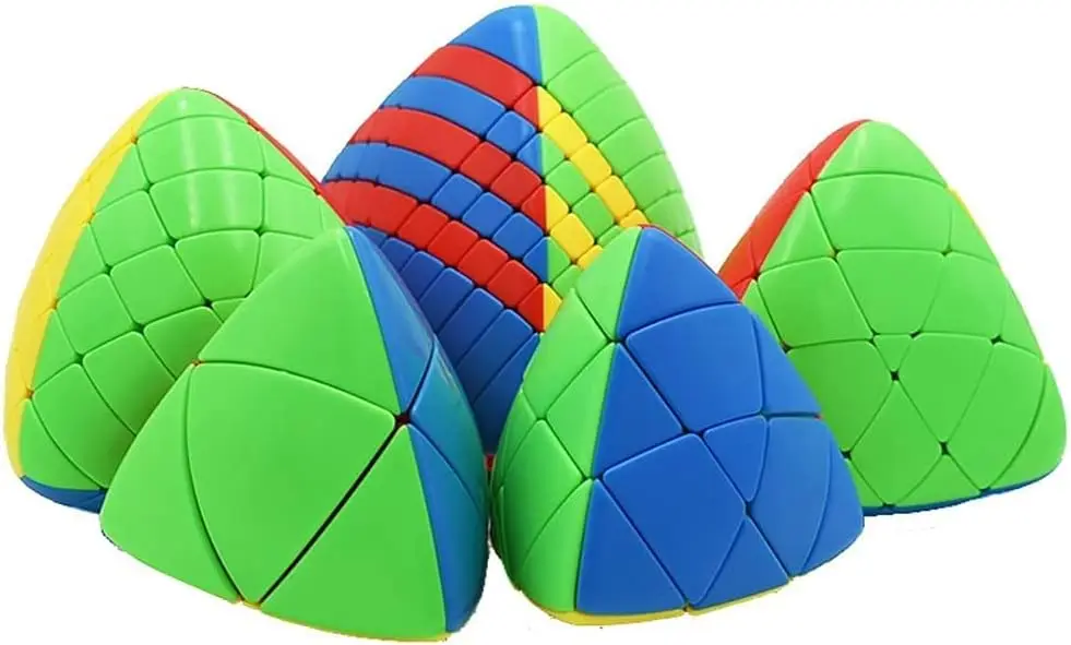 Willking Mastermorphix Magic Cube Set, 2x2 3x3 4x4 5x5 7x7 Speed Cube Bundle