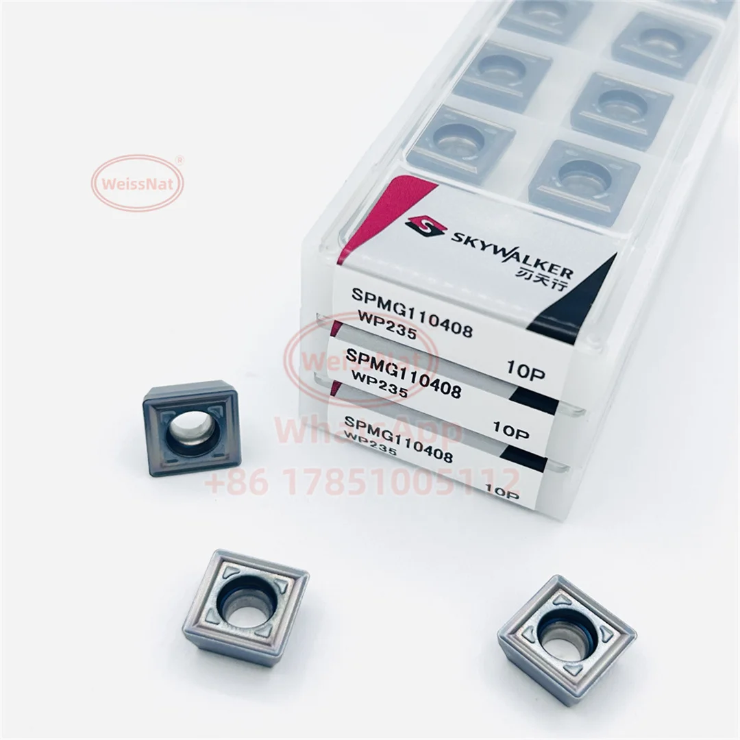 

Твердосплавные пластины SKYWALKER SPMG050204 SPMG060204 SPMG07T308 SPMG090408 SPMG110408 SPMG140512 WP235 для U-сверл