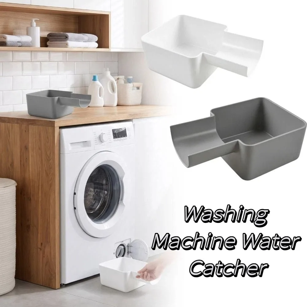 3D Printed Washing Machine Drainage Tray Drain Residual Water Water Leakage Prevention Drip Tray for Fluff Filter Cleaning