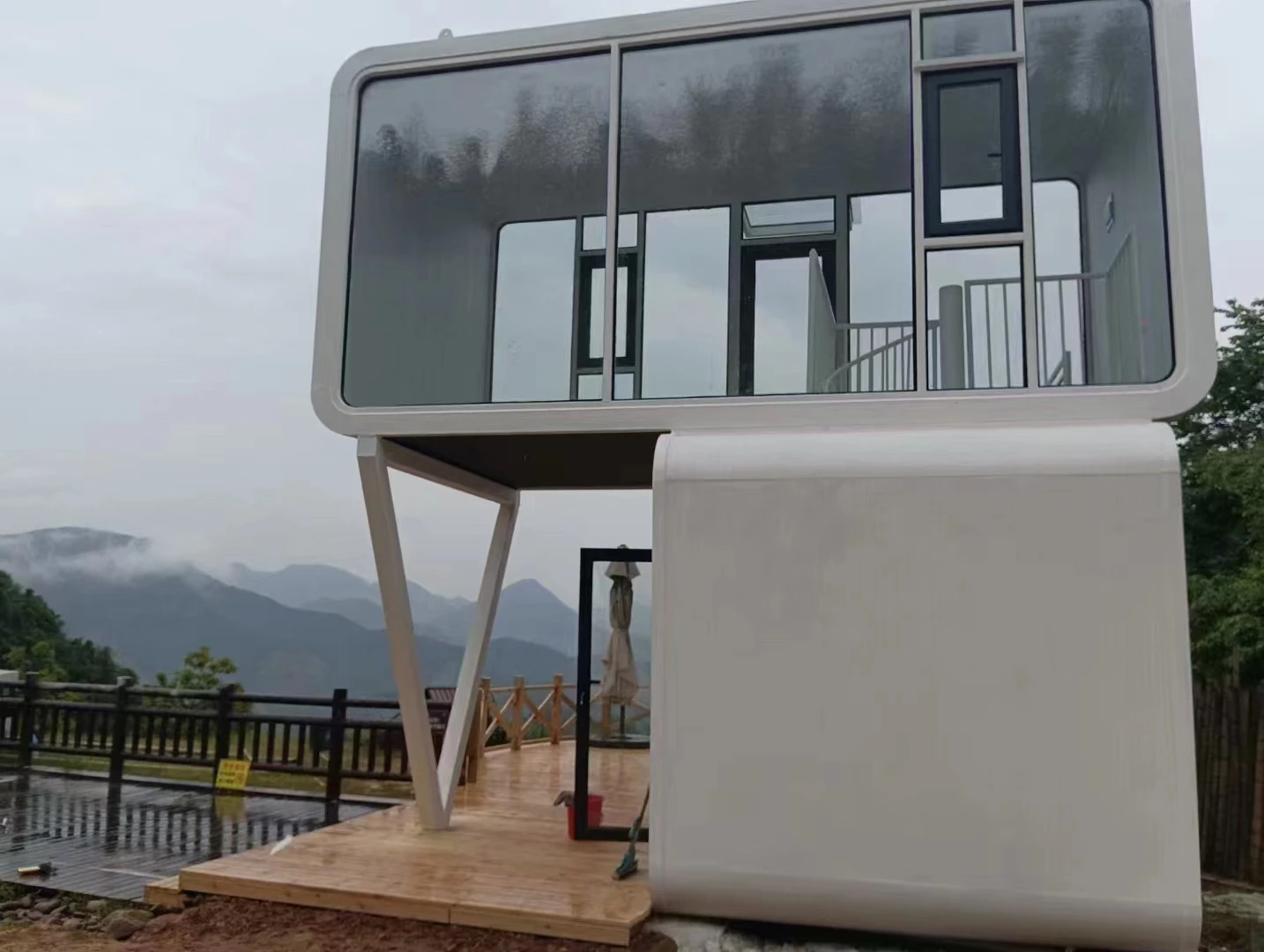 Outdoor Prefab House Customized Modular Prefabricated House Cabin