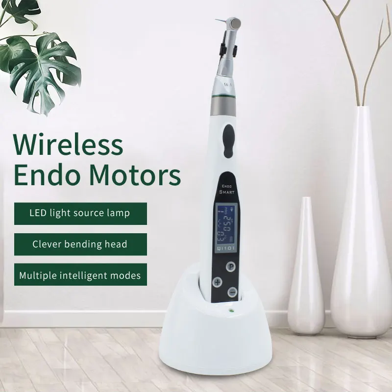 Dental Endo motor mit LED Wireless Endodontics Motor 9 Programm antike Reduzierung Gegenwinkel Dental Smart Endo Motor Instrument