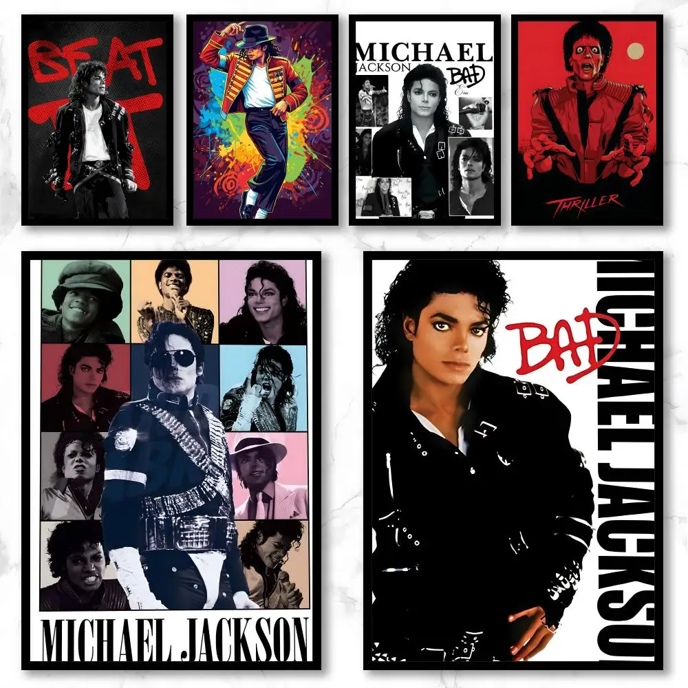 Musik-Michael-Jackson-Poster, zeitgenössische Graffiti-Kunstposter, schicke Wanddekoration für Zuhause, Studio, Büro und Café