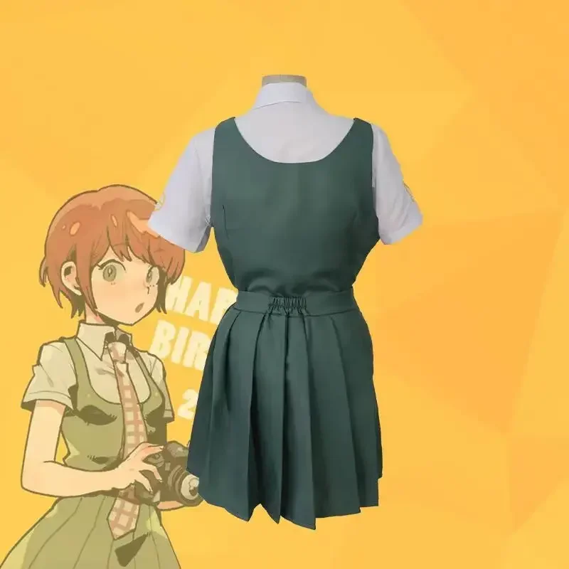 새로운 2025 Danganronpa Koizumi Mahiru 코스프레 의상 소녀 고등학교 제복 정장 Hallowmas 카니발 파티 드레스 Q5Q6