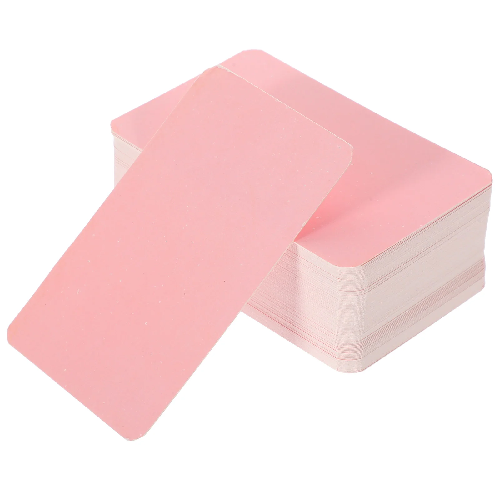 100 Pcs Note Thickened Graffiti Cards Multi-function Blank Business Gift Word Daily Use Pink Portable