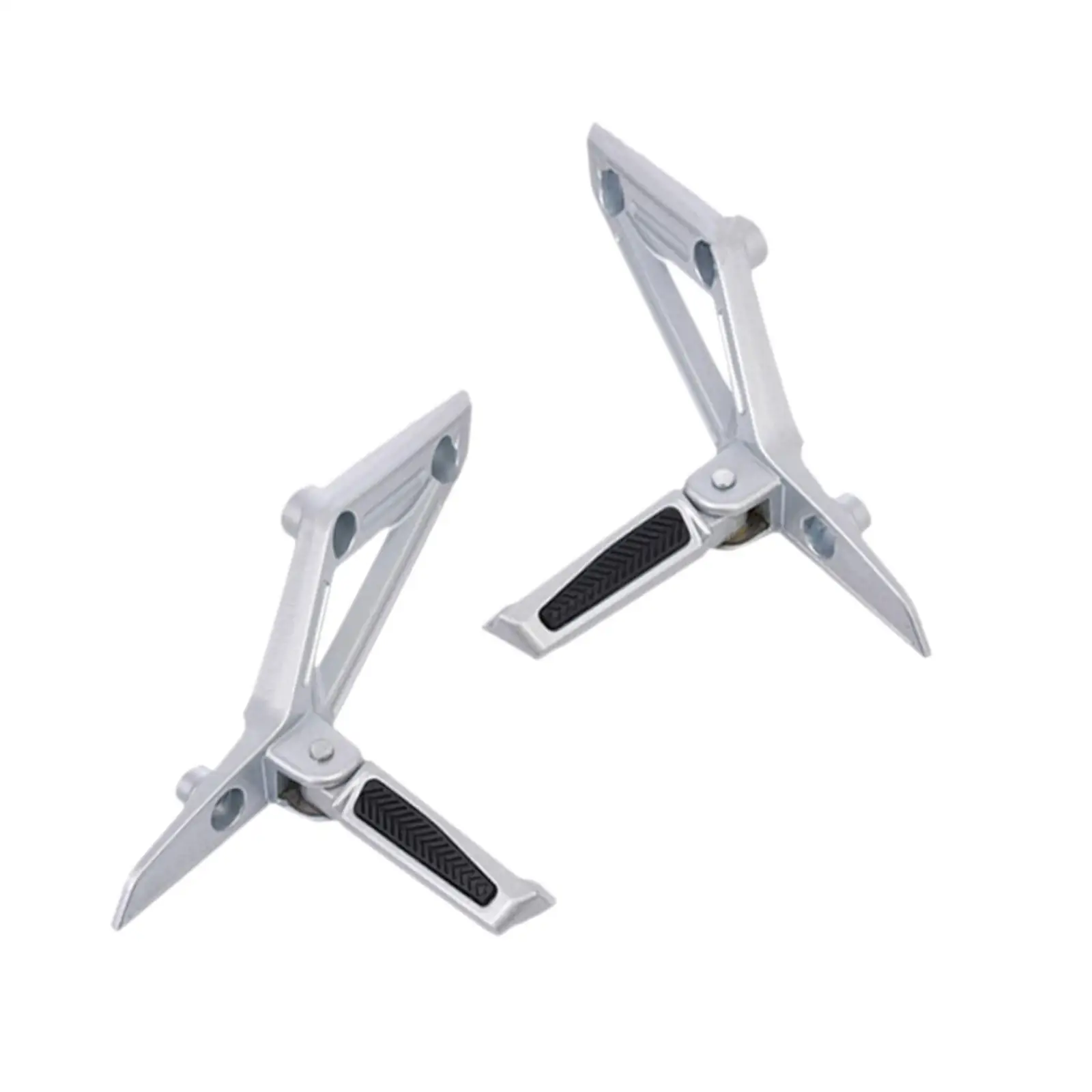 

Rear Passenger Footrest for Motorcycle Aluminum Alloy Pedal Bracket Durable Foot Extension for Electric Bikes