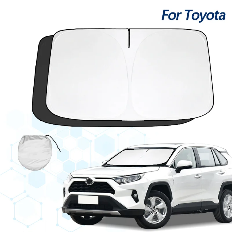 

Car Windshield SunShade Anti-UV Reflector Visor For Toyota RAV4 2001-2019 2020 2021 2022 2023 Interior Sun Protector Accessories