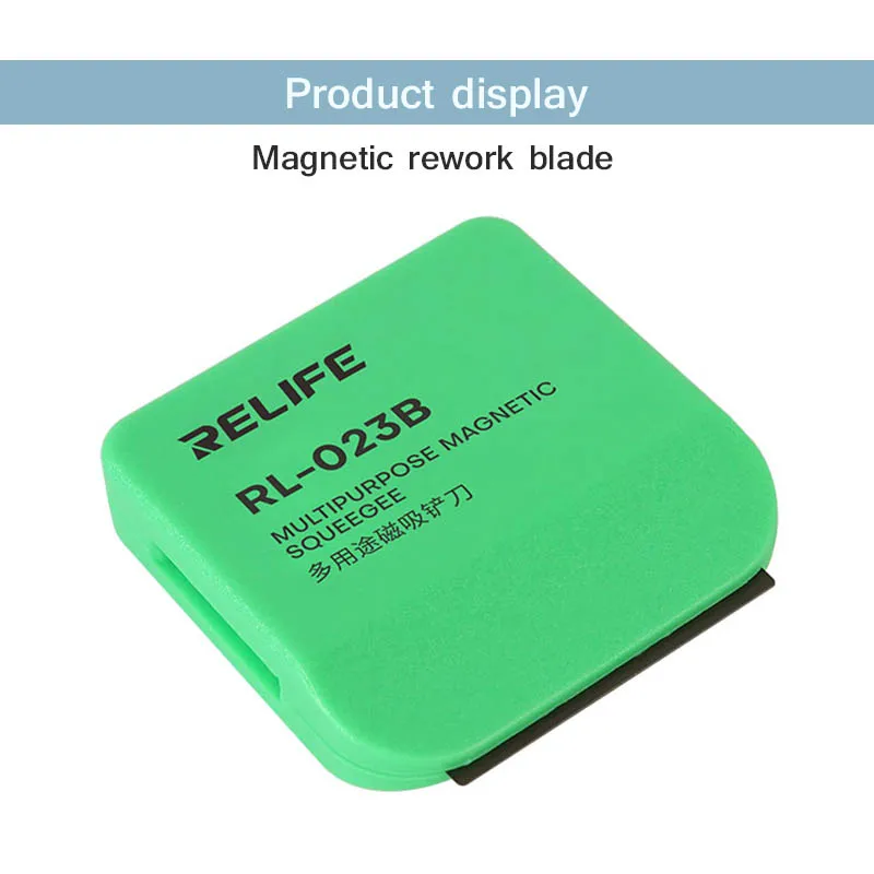 RELIFE RL-023B Lâmina De Desmontagem Multifuncional LCD, Forte Magnético, Multipurpose OCA Glue Remoção Rodo