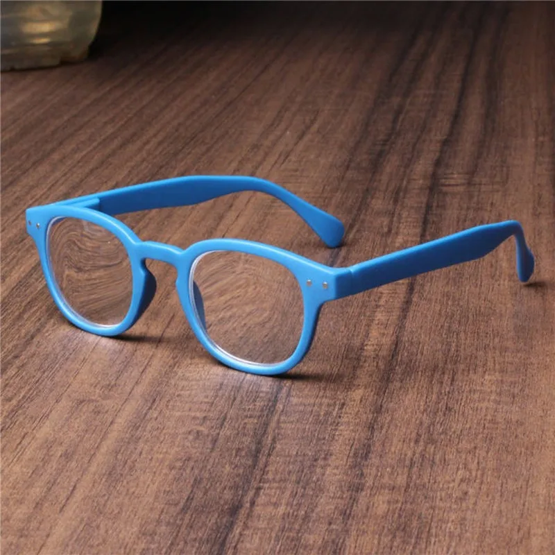 Runde Rahmen Frauen Presbyopie Brillen Rahmen Unisex Retro Lesebrille Frühling Scharnier Leser Mode Orange Brillen Rahmen