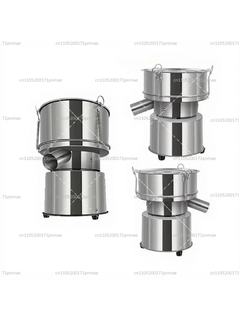 Mini Electric Vibrating Screen Powder Sieving Machine 20cm Stainless Steel Lab Sieve Shaker 220V